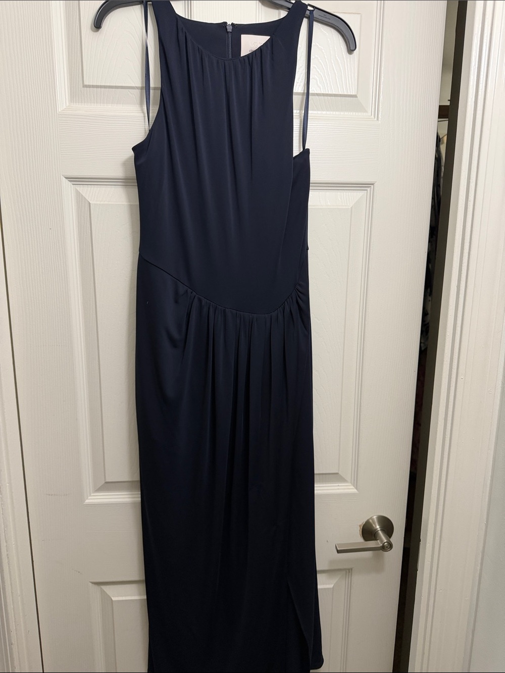 cinq a sept Navy Sleeveless Maxi Dress